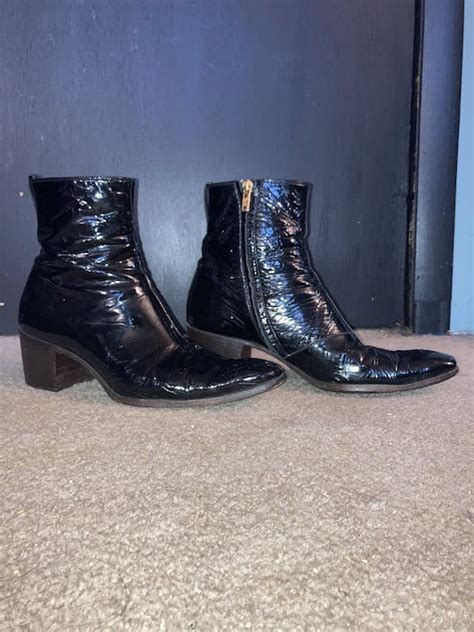 ysl jonny boot replica|Yves Saint Laurent Johnny Patent Leather Boots .